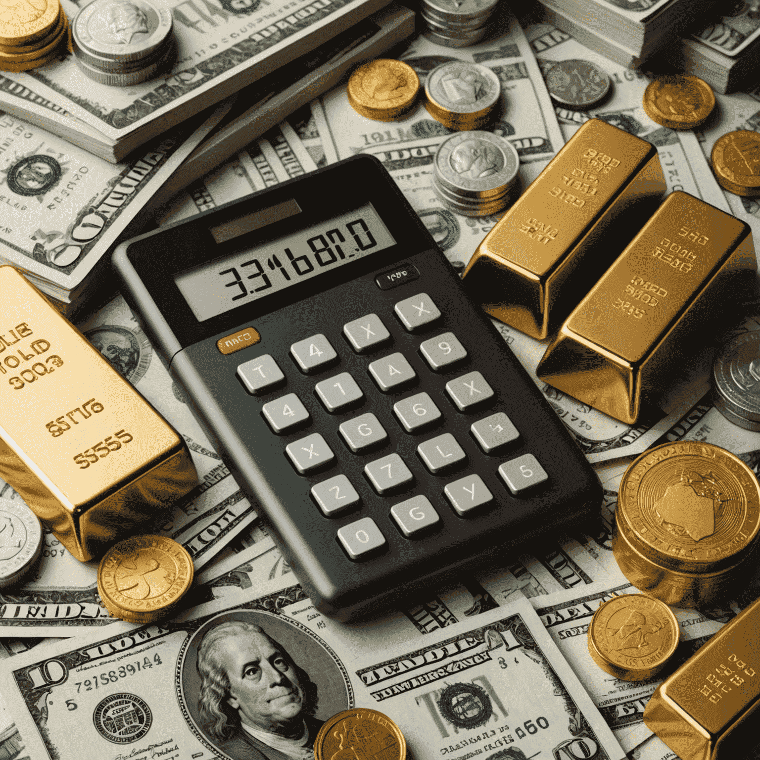 Illustration of various tax optimization strategies such as investing in physical gold and silver bullion, utilizing tax deductions, and strategic financial planning